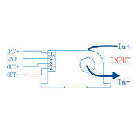 เครื่องส่งกระแสไฟฟ้า AC แบบเจาะรูสวิตช์ตรวจจับสำหรับระบบควบคุมอัตโนมัติ