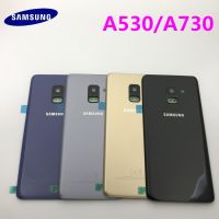 【♘COD Free Cas♘】 diyi45718 Samsung Galaxy A8 A8บวก A730 A530ปลอกหุ้มช่องหลังเคสกระจกด้านหลังสำหรับ Samsung A8 A8ฝาครอบกระจกด้านหลัง