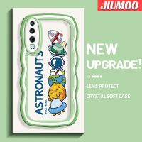 เคส JIUMOO สำหรับ Huawei P30 P30 Pro P30 Lite เคสการ์ตูนนักบินอวกาศดีไซน์ใหม่คอลอร์กันกระแทกแบบใสนิ่มเคสมือถือเคสซิลิกาเจลโปร่งใสลายกล้องถ่ายรูปเก๋ไก๋