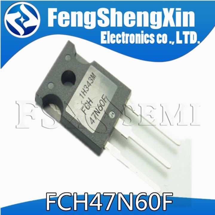 10pcs/lot FCH47N60 47A/600V 47N60 TO-3P MOS FCH47N60F