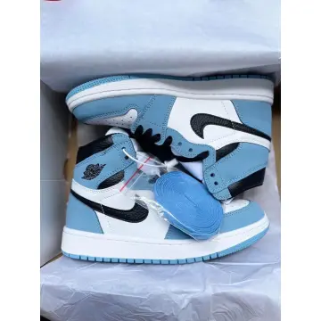 Giày Nike Air Jordan 1 Low University Blue Black 553558403   AuthenticShoes