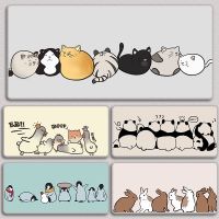 900x400mm Animal Cartoon Mouse Pad Panda Cute Washable Deskpad Lockedge Dog Office Computer Keyboard Mousepad Soft Duck Table Pad