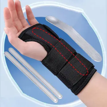 Carpal Tunnel Wrist Brace Night Support - Wrist Splint Arm Stabilizer &  Hand Brace for Carpal Tunnel Syndrome Pain Relief with Compression Sleeve  for