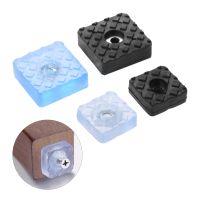 ☬๑✷ 12 Pcs PVC Furniture Sofa Foot Covers Floor Protector Pad Chair Table Feet Leg Bottom Pads Cap Rubber Transparent Non-slip Pads