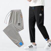 Adidase∮ ผู้ชายเต็มความยาวระบายอากาศ Jogger กางเกงผู้ชายกีฬาวิ่งกางเกง Sweatpant ฤดูร้อน/ฤดูใบไม้ผลิ /Autunn