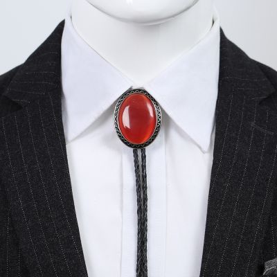 Western Bolo Tie Denim Bolo Tie Point Opal Knot Bow Tie Suit Suit Shirt Fitting Chain Necklace Bolo