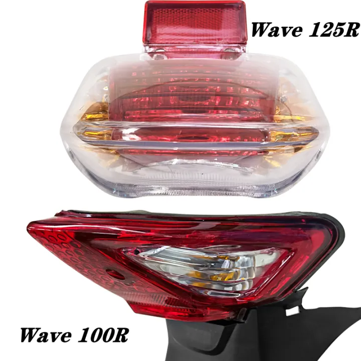 B.M.C Wave 100R Wave 125R Tail Light With Rear Mud Fender Motorcycle ...