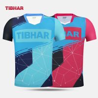 Tibhar 2023 Men Women Ping Pong T-shirt Short Sleeve Shirts Clothes Sportswear Top Table Tennis T Shirt