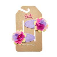 SATI - กิ๊บติดผม - AS. PURPLE FLOWER FCF111