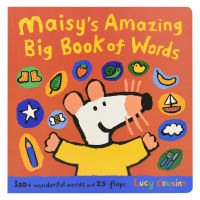 Maisy S Amazing Big Book of words may mouse Bobo theme childrens Enlightenment English word book page turning mechanism Book English picture book original
