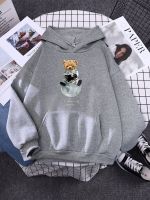 Teddy Bear Imitates American Astronaut Women Hoody Harajuku Quality Pullover Sports Hooded Streetwear Fashion Hooded Pullovers Size Xxs-4Xl