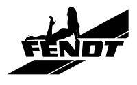 For Fendt Logo with Sexy Lady Girl Sticker Film Decor Emblem