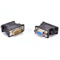 DVI ไปที่ DVI-A อะแดปเตอร์ VGA/DVI-I SVGA HD15อนาล็อกมอนิเตอร์คอนเวอร์เตอร์ทอง