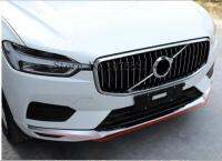 ☞๑● For Volvo XC60 Second generation 2018 2019 Accessories Stainless Steel Exterior Front Bottom Bumper Skid Stripe Decoratio 3PCS