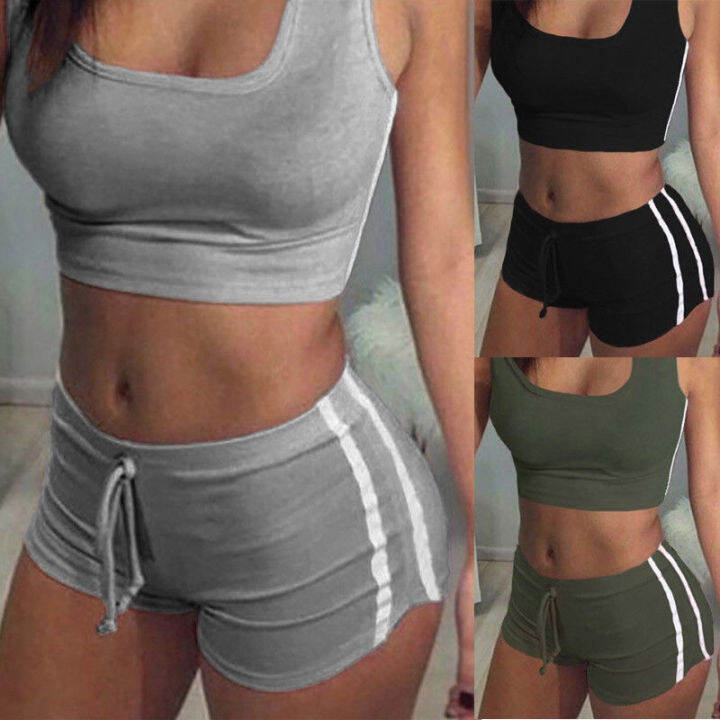 2020-hot-summer-women-yoga-set-2pcs-female-belt-suit-set-bra-sleeveless-tank-top-shorts-fitness-running-yoga-gym-sports-clothes