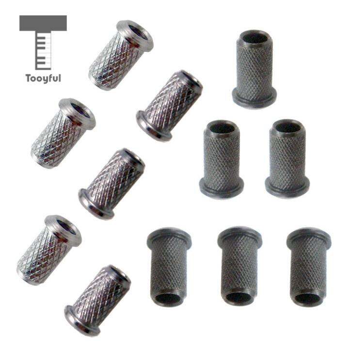 tooyful-6pcs-set-guitar-string-thru-body-ferrules-bushing-set-for-electric-guitar-parts-accessories