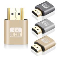 KNQ12 1920x1080P สำหรับวิดีโอ แผ่นล็อกจำลอง รองรับ HDMI การ์ดแสดงผล ปลั๊กดัมมี่ สำหรับ BTC ETH Miner อะแดปเตอร์จอแสดงผลเสมือน การแสดงผีหัวขาด อุปกรณ์จำลองการขุด