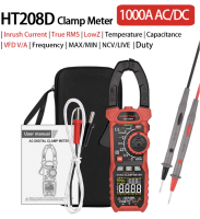 แคล้มป์มิเตอร์รุ่นใหม่ จาก HABOTEST รุ่น HT208D Current Clamp Multimeter Amp Meter HT208D