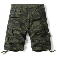 2022 Summer Men Camouflage Tactical Shorts Mens Cotton Casual Military Cargo Shorts New Male Leisure Short Pants No Belt 30-42