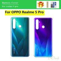 6.3 "สำหรับ OPPO Realme 5เคสฝาหลังโทรศัพท์ด้านหลังที่อยู่อาศัยประตูสำหรับ Realme 5เคสฝาหลังโทรศัพท์