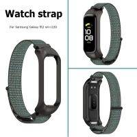 （Bar watchband）สายนาฬิกาไนลอนนิ่มสายนาฬิกาสำหรับ Samsung Galaxy Fit 2 SM-R220กำไลข้อมืออัจฉริยะฟิตเนสแทร็คสำหรับเปลี่ยนสายรัดข้อมือ