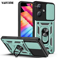 Vantime สำหรับ Infinix Hot 30 Play เคสโทรศัพท์สไลด์ฝาครอบกล้อง Kickstand Hard เกราะกันกระแทกฝาหลัง