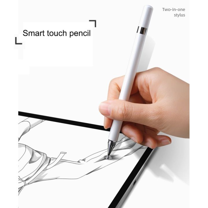 ปากกาสไตลัส-2in1-ตัวนิยิมสุดในตอนนี้-ราคาไม่แพง-ฝาปากกาแม่เหล็ก-android-ios-แท็บเล็ต-ปากกาสมาร์ททัชสกรีนปากกาโทรศัพท์มือถือทุกรุ่นใช้ได้