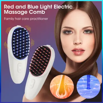 Hair Brushes Red Light Growth Fluid Guider Comb Microcurrent Scalp