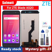 Salmatt หน้าจอต้นฉบับสำหรับ ZTE เบลด A520จอแสดงผล LCD BA520ใบมีด A520แอลซีดีแสดงผลหน้าจอสัมผัสสำหรับจอสำรอง ZTE เบลด A520