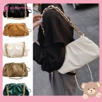 ✿WB✿Women Chain Shoulder Bags PU Leather Cloud Messenger Party Clutch Handbag