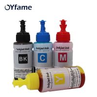 【Limited stock】 【Flash sale】 OYfame ชุดหมึกเติมสีสำหรับ L100 L110 L120 L132 L210 L222 L300 L312 L355 L350 L362หมึก L555 4สี