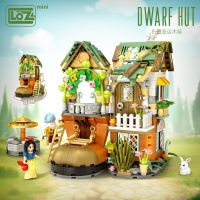 【jw】❡☸  mini particle building blocks assembling toy puzzle girl house model decoration fairy tale