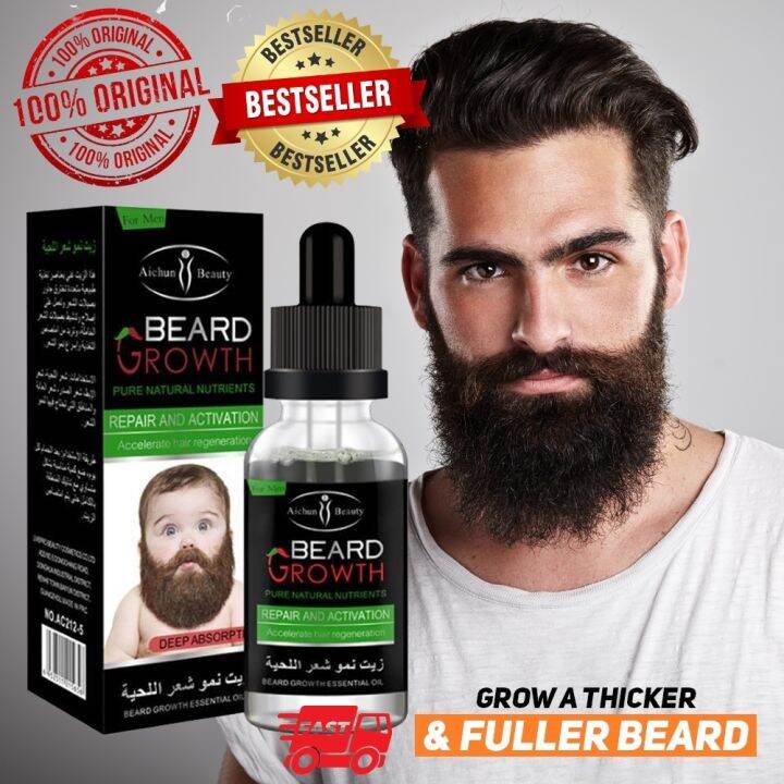 Pampatubo ng Balbas Authentic Beard Growth Grower Hair Mustache | Lazada PH