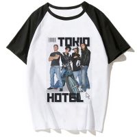 New Tokio Hotel T-shirt ร็อคแบนด์พิมพ์ 3D สตรีทแวร์ผู้ชายผู้หญิงแฟชั่นพลัสขนาดเสื้อยืดแขนสั้นเสื้อยืดเสื้อยืดเสื้อผ้าด้านบน XS-5XL