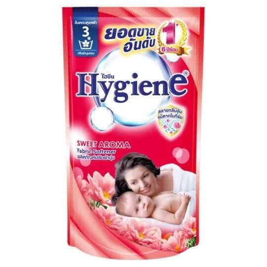 fernnybaby-ไฮยีน-hygiene-น้ำยาปรับผ้านุ่ม-600-มล-สูตรอ่อนโยน-เหมาะสำหรับเสื้อผ้า-เครื่องแต่งกาย-ไม่ระคายเคืองผิวหนัง-สีแดง-1-ถุง