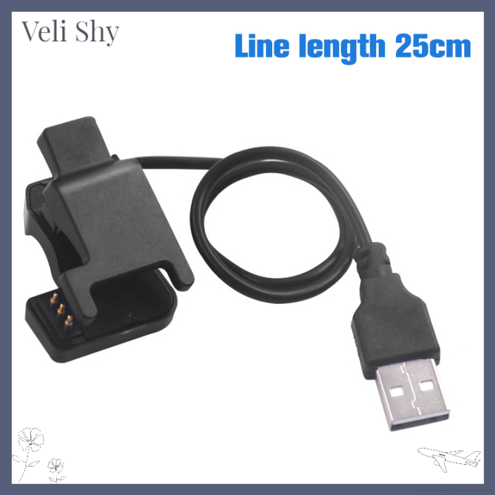 veli-shy-ใหม่สมาร์ทวอท์ชสีดำอเนกประสงค์-usb-สายชาร์จคลิปชาร์จไฟ3พินสายรัดข้อมือแบบพกพา-charger-adaptor-ยูเอสบีชาร์จไวสายชาร์จ