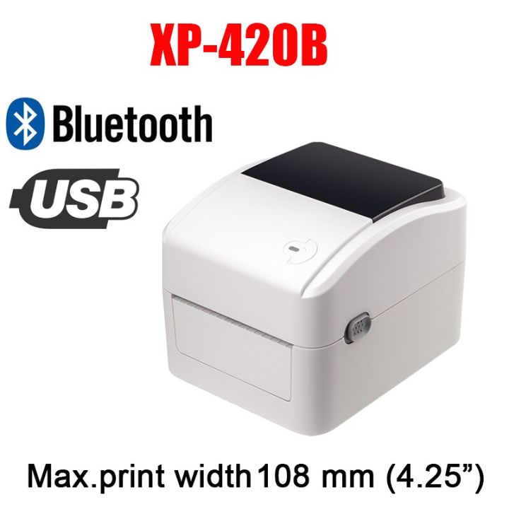 เครื่องปริ้นราคาถูก-เครื่องปริ้น-xprinter-xp-420b-รุ่นusb-bluetooth-พิมพ์ใบปะหน้า-ฉลาก-บาร์โค้ด-ฯลฯ-สินค้าพร้อมส่งในไทย