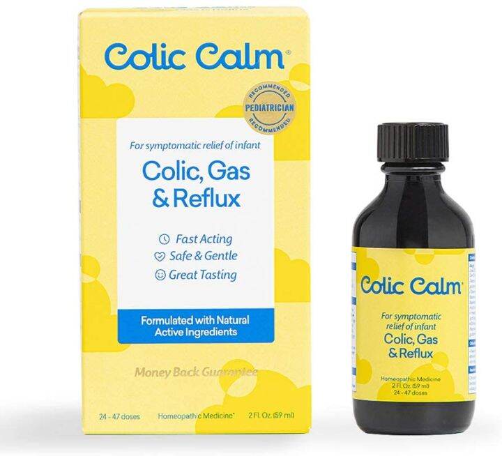 Colic Calm Colic & Infant Gas Relief Drops Formulated with Natural