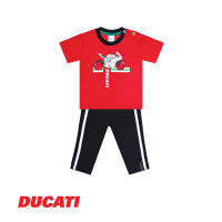 Ducati BABY BOY เสื้อยืด แขนสั้น และกางเกงขายาว สําหรับเด็กผู้ชาย813441-816404 br