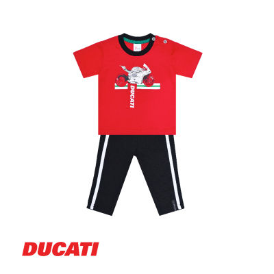 Ducati BABY BOY เสื้อยืด แขนสั้น และกางเกงขายาว สําหรับเด็กผู้ชาย813441-816404 br
