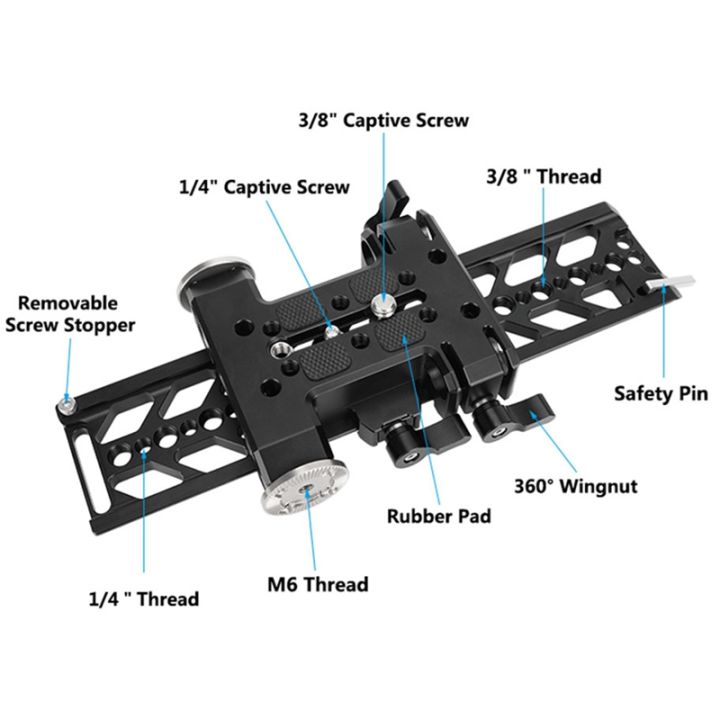 10-inch-dovetail-plate-and-qr-baseplate-with-double-15mm-rod-adapter-amp-replacement-accessories-arri-rosette-connections-for-dslr-camera