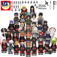 ชุดของเล่นตัวต่อตุ๊กตาขยับแขนขาได้บล็อกตัวต่อของ Uchiha คอลเล็กชั่นนารูโตะขนาดเล็กชัดเจน