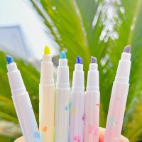 6ชิ้น Kawaii Sanrio ปากกามาร์กเกอร์อนิเมะน่ารัก Pompurin เฮลโลคิตตี้ปากกาเขียนลายเครื่องเขียนความคิดสร้างสรรค์ของขวัญสำหรับเด็ก