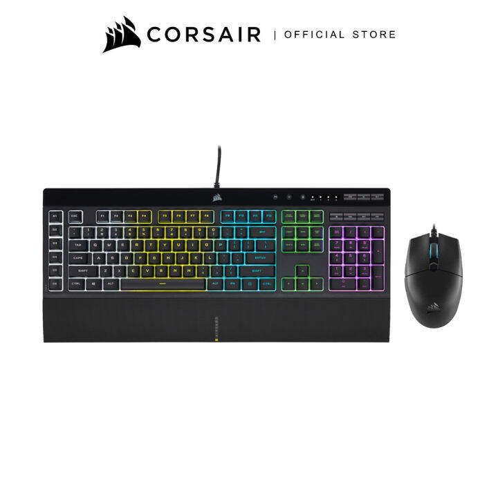 Corsair Keyboard & Mouse K55 RGB PRO + KATAR PRO Gaming Bundle (TH