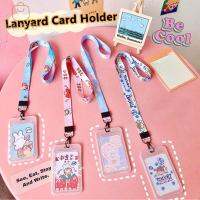 เคสสายห้อยซองใส่บัตรการ์ดเครดิตไอดีการ์ดสำหรับรับประทานอาหารมีสายคล้องคอการ์ตูนแบบพกพา JPM7200รูปแบบสองด้านสำหรับรถประจำทาง Sampul Kartu