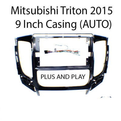 MITSUBISHI กรอบแผงเครื่องเล่นสําหรับมิตซูบิชิ Triton 2015 9 นิ้ว Android Mp5