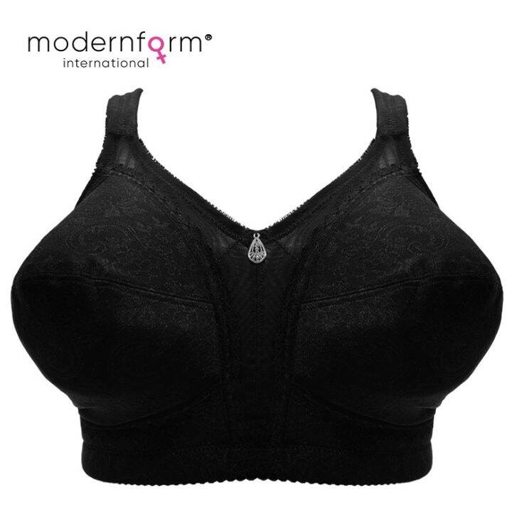 Modernform Bra Cup E Big Full Cup Design Mama Bra with Lace Nonwired