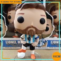 10cm Pop Football Super Stars Lionel Messi 10 Anime Action Figure Decoration Collection Pvc Model Vinyl Doll Toys Children Gift