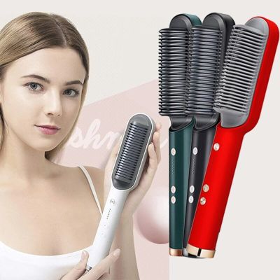 Hair Straightener Professional Quick Heated Electric Hot Comb Hair Straightener Personal Care Multifunctional Hairstyle Brush Adhesives Tape
