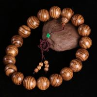 ✌❁∈ Vietnamese agarwood Buddha beads car hanging hand-held rosary beads car decoration car hanging 25mm19 pieces